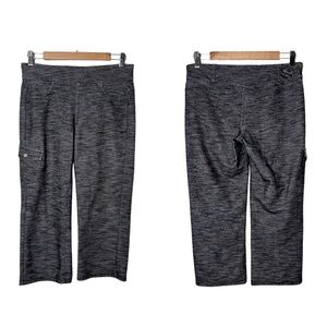 North Face cropped pants straight leg Woman's Small Heather grey outdoor hiking